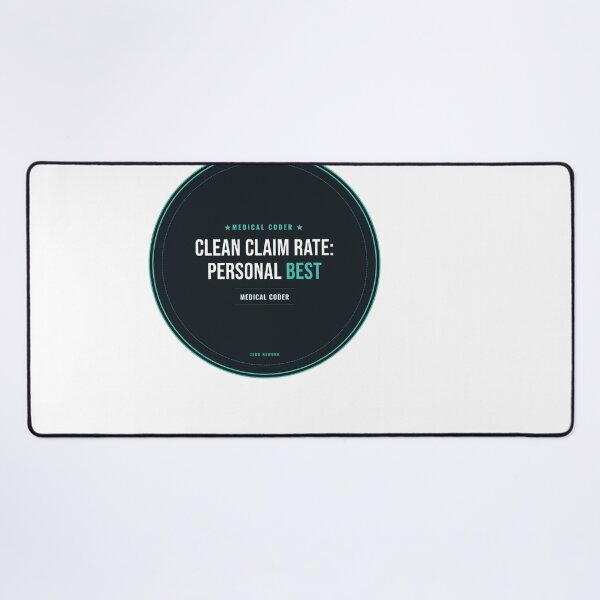 Item preview, Clean Claim Rate: Personal Best Medical Coder Seal designed and sold by SlowMadeShelf.