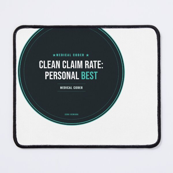 Item preview, Clean Claim Rate: Personal Best Medical Coder Seal designed and sold by SlowMadeShelf.