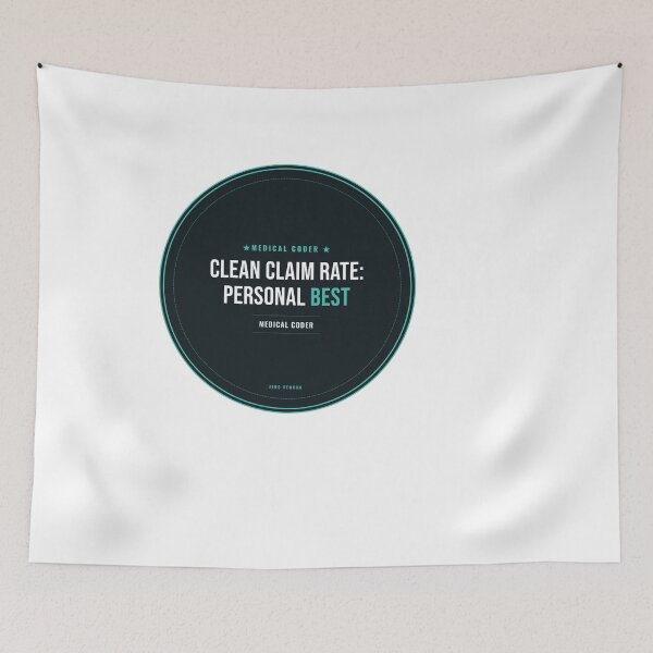 Item preview, Clean Claim Rate: Personal Best Medical Coder Seal designed and sold by SlowMadeShelf.
