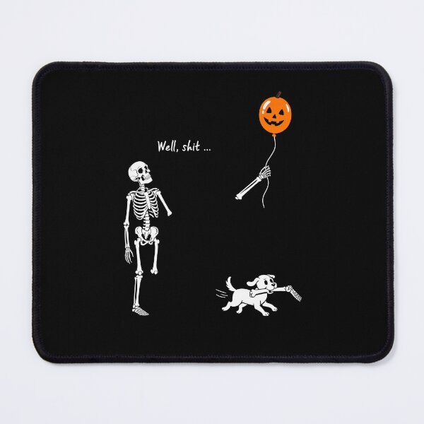 Item preview, Skeleton Lost Balloon Well Shit Funny Dark Humor designed and sold by Hedoraxe.
