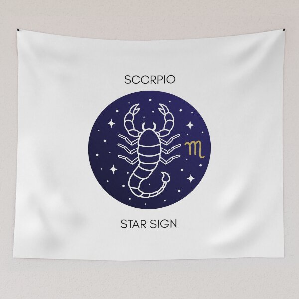 Item preview, Minimalist Celestial Scorpio Zodiac Sign Horoscope designed and sold by Jelicint.