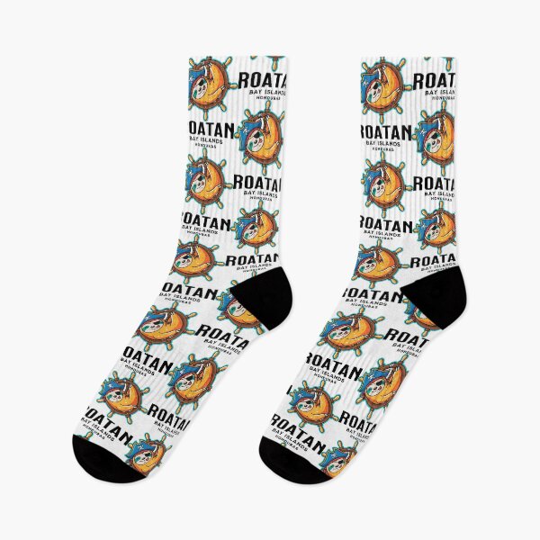 Item preview, Roatán Pirate Sloth at the Helm designed and sold by BeachWhisper.