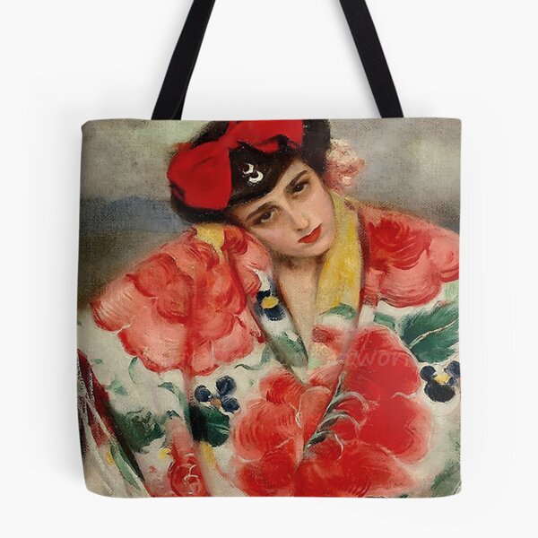Item preview, Vintage Woman Wall Art, Catharine La Rose by Ramon Casas, Spanish Art Nouveau Portrait Print designed and sold by RickE.