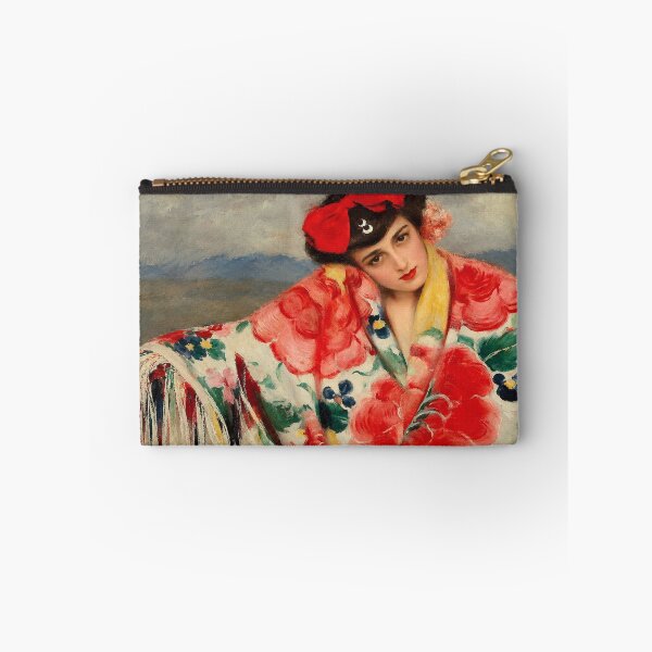 Item preview, Vintage Woman Wall Art, Catharine La Rose by Ramon Casas, Spanish Art Nouveau Portrait Print designed and sold by RickE.
