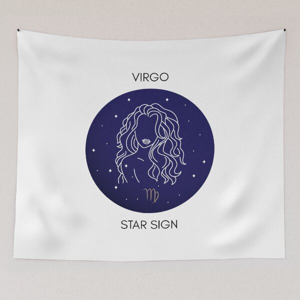 Item preview, Minimalist Celestial Virgo Zodiac Sign Horoscope designed and sold by Jelicint.