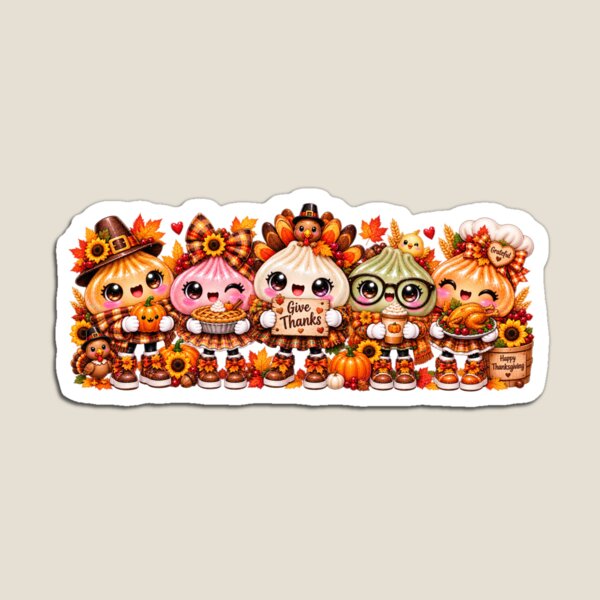 Item preview, Cute Kawaii Thanksgiving Dumpling designed and sold by Muse Merch.