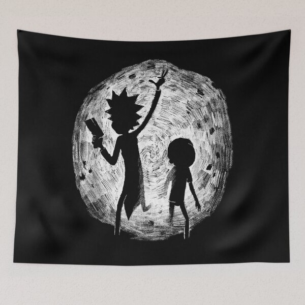 Item preview, Relaxed Mademarkx Ricks and Morty - Portal Hand-Drawn Art  designed and sold by Panega.