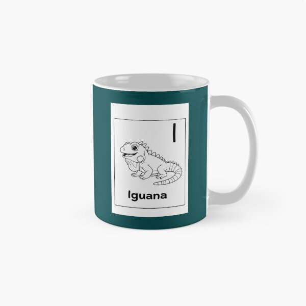 Item preview, Iguana Letter I Design designed and sold by ZedColors.