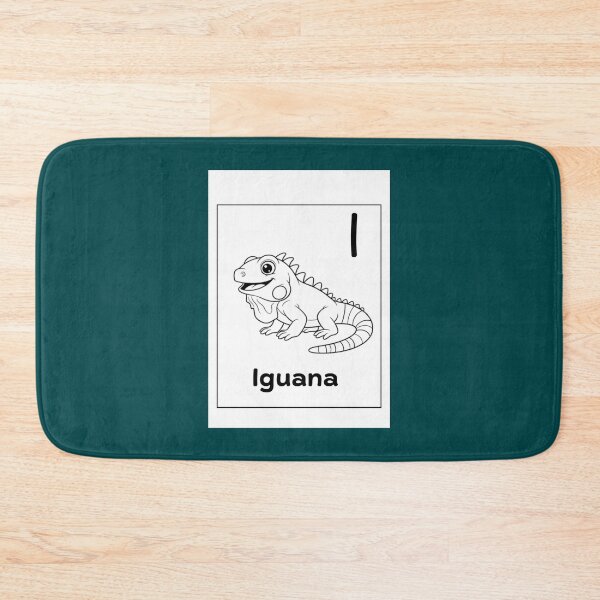 Item preview, Iguana Letter I Design designed and sold by ZedColors.