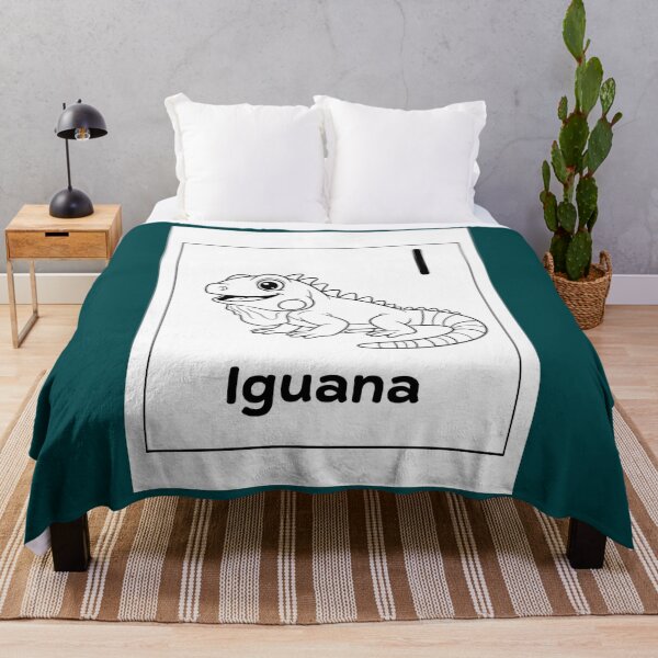 Item preview, Iguana Letter I Design designed and sold by ZedColors.