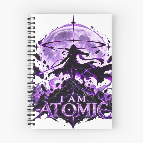Item preview, I Am Atomic Purple Moon Dark Fantasy Warrior designed and sold by Dazai_shop⭐⭐⭐⭐⭐.