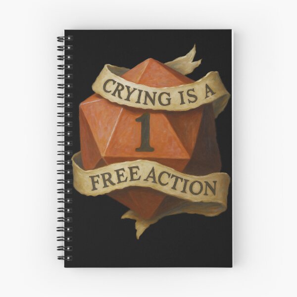 Item preview, Crying Is a Free Action designed and sold by abby-thorns.