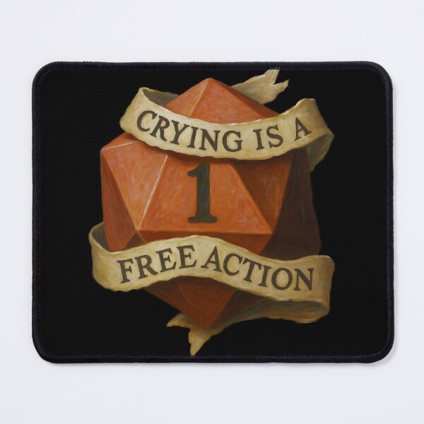 Item preview, Crying Is a Free Action designed and sold by abby-thorns.