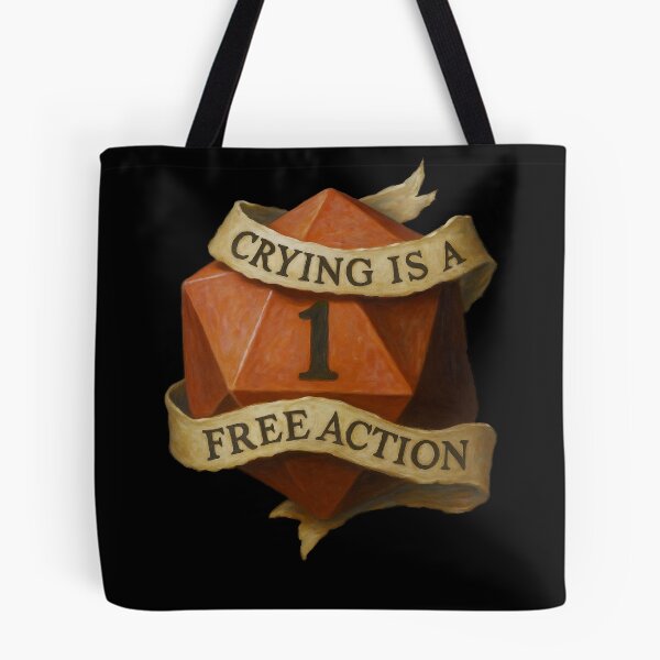 Item preview, Crying Is a Free Action designed and sold by abby-thorns.