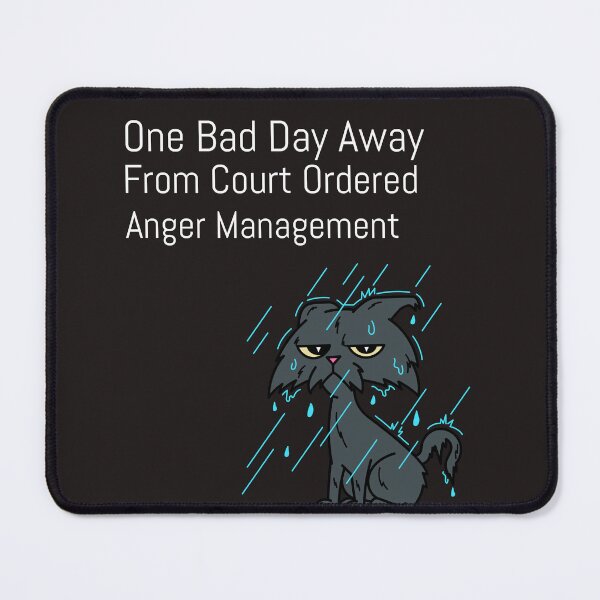 Item preview, Anger Management Wet Cat in the Rain designed and sold by Angie's Page.
