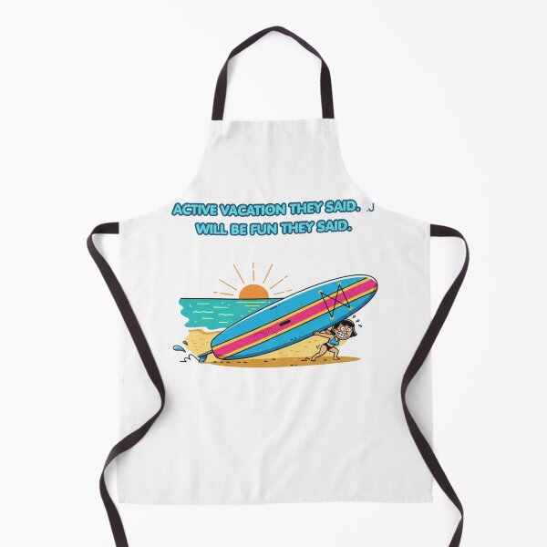 Item preview, Funny Petite Girl Struggling with Giant Paddleboard, Cute Comic Woman Carrying Big SUP Board Beach Cartoon, Summer Vacation Humor Apparel Graphic Sticker designed and sold by SmartPuns.
