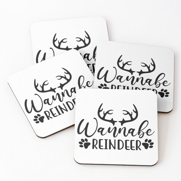 Item preview, Christmas Dog Quote Wannabe Reindeer Funny Holiday Design designed and sold by FuzionRaptor.