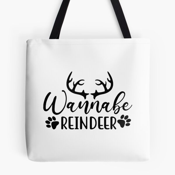 Item preview, Christmas Dog Quote Wannabe Reindeer Funny Holiday Design designed and sold by FuzionRaptor.