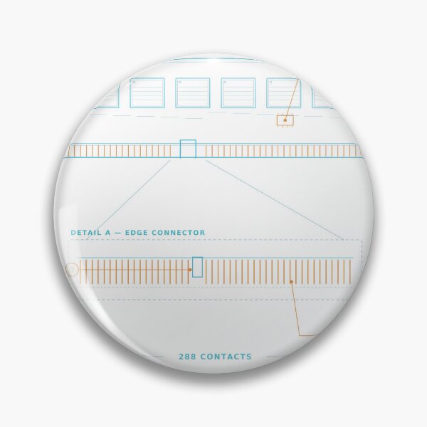 Item preview, RAM Blueprint Schematic — Memory Module Technical Diagram designed and sold by ColdRoot.