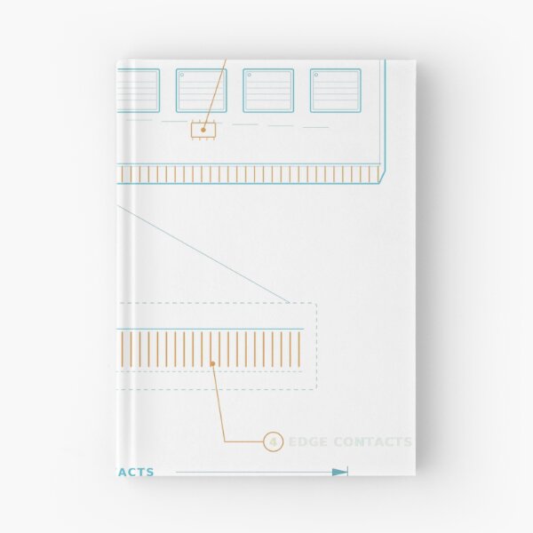 Item preview, RAM Blueprint Schematic — Memory Module Technical Diagram designed and sold by ColdRoot.