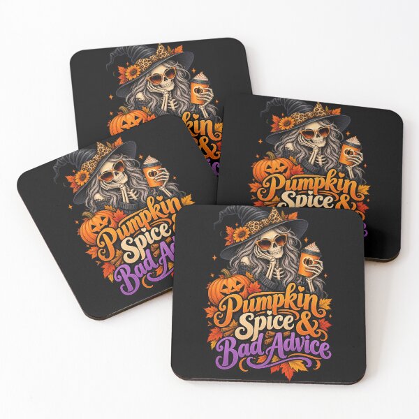 Item preview, Pumpkin Spice & Bad Advice – Funny Fall Halloween Witch Coffee Design designed and sold by RockitBaby.