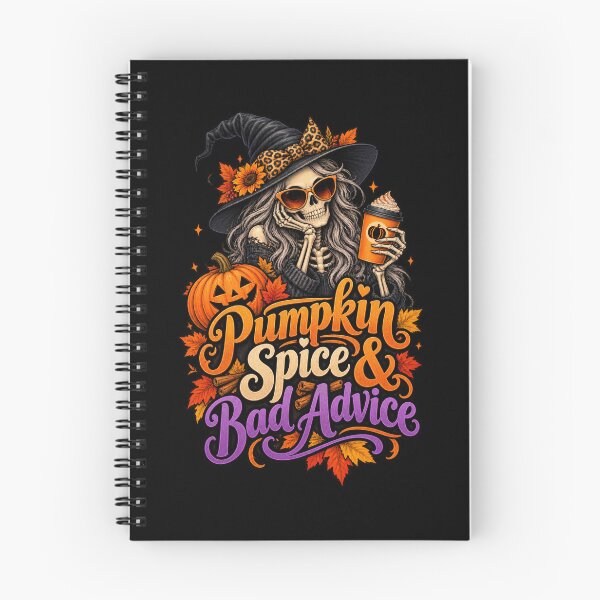 Item preview, Pumpkin Spice & Bad Advice – Funny Fall Halloween Witch Coffee Design designed and sold by RockitBaby.