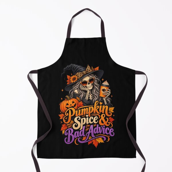 Item preview, Pumpkin Spice & Bad Advice – Funny Fall Halloween Witch Coffee Design designed and sold by RockitBaby.
