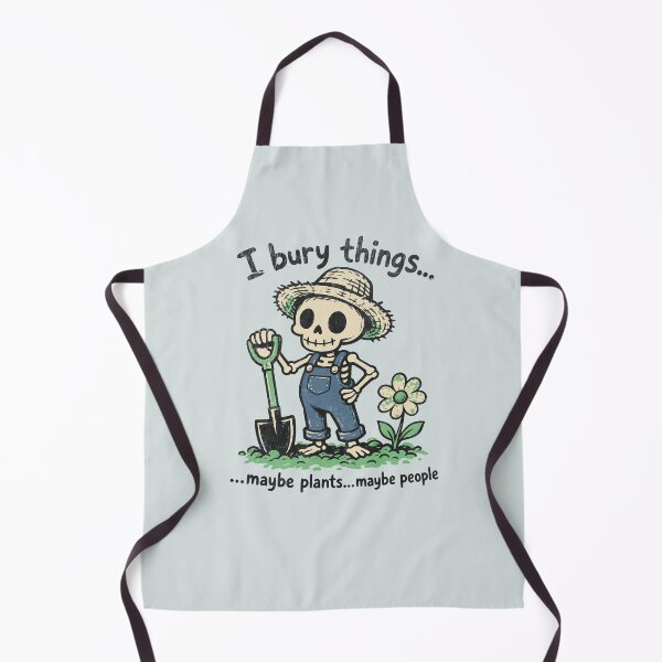 Item preview, Skeleton Gardener With a Dark Secret designed and sold by Studio Bootleg.