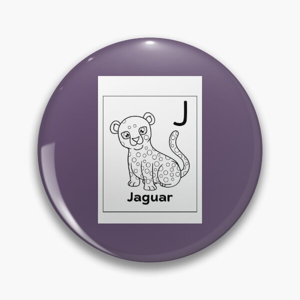 Item preview, Jaguar Letter J Design designed and sold by ZedColors.