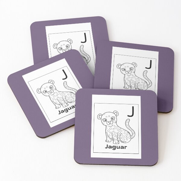 Item preview, Jaguar Letter J Design designed and sold by ZedColors.