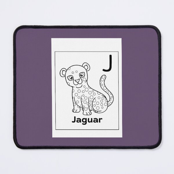 Item preview, Jaguar Letter J Design designed and sold by ZedColors.