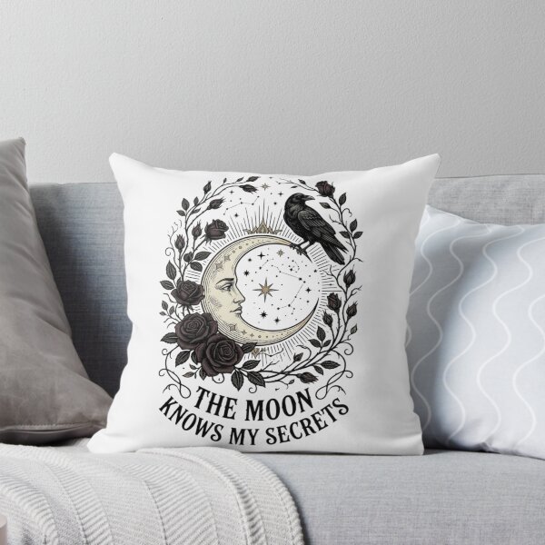 Item preview, The Moon Knows My Secrets | Gothic Celestial Art designed and sold by WildTrace.