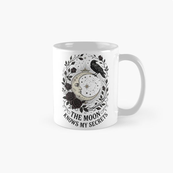 Item preview, The Moon Knows My Secrets | Gothic Celestial Art designed and sold by WildTrace.