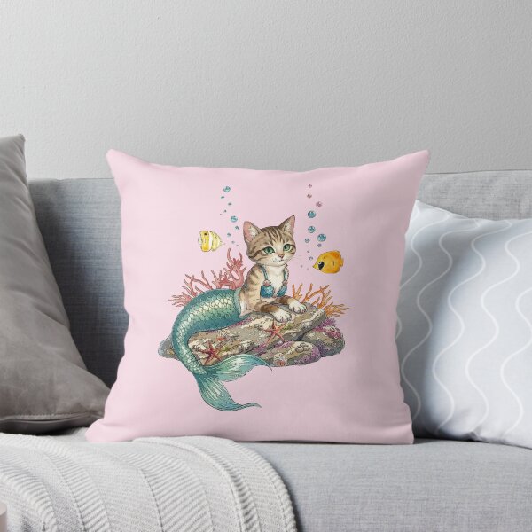 Item preview, Cat Mermaid, Mer-Cats, Ocean Art, Marine Cat, Fantasy Art, Funny designed and sold by classic car craze.