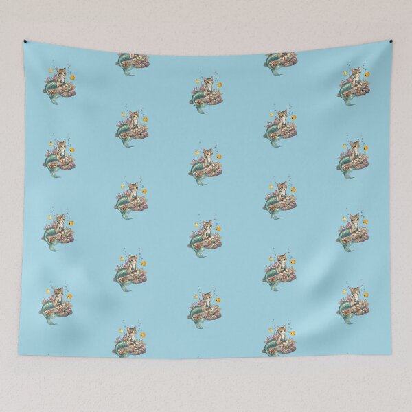 Item preview, Cat Mermaid, Mer-Cats, Ocean Art, Marine Cat, Fantasy Art, Funny designed and sold by classic car craze.