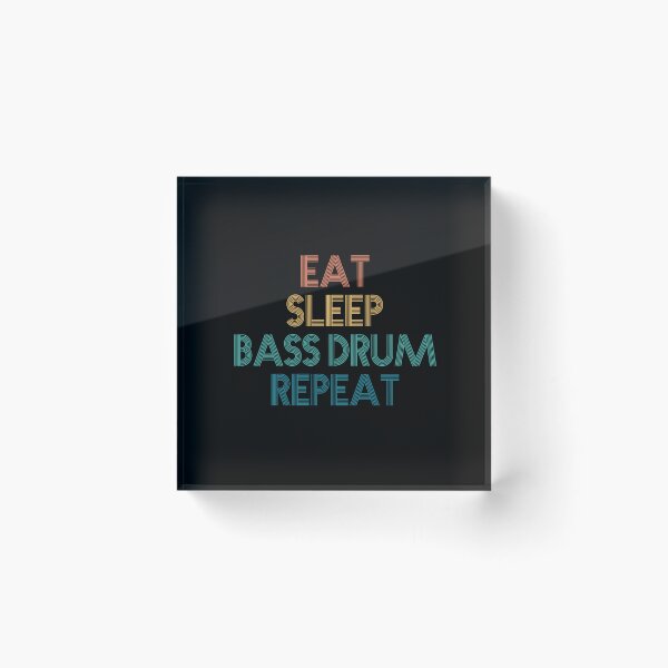 Item preview, Eat Sleep Bass Drum Repeat - Gift For Bass Drum Fans designed and sold by kindxinn.