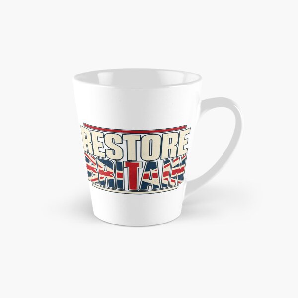 Item preview, Restore Britain – Bold Union Jack Typography designed and sold by JesterKrewArt.