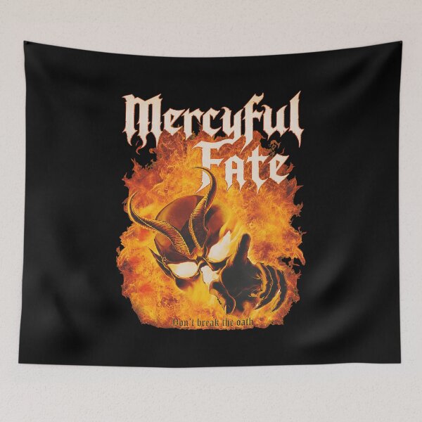 Item preview, Mercyfuls Fates Band Gothic Skull Fire Metal  designed and sold by PalasGryzuary.