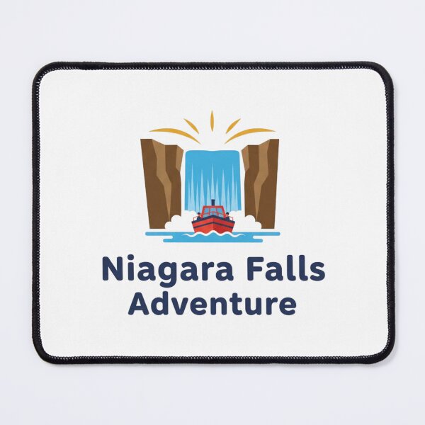 Item preview, Niagara Falls Adventure – Red Tour Boat & Waterfall Art – Family Vacation Souvenir Tee designed and sold by bobscraze.