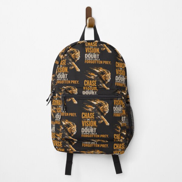 Item preview, Chase the Vision Let the Doubt Starve Motivational Lion Art designed and sold by Bennie Singh.