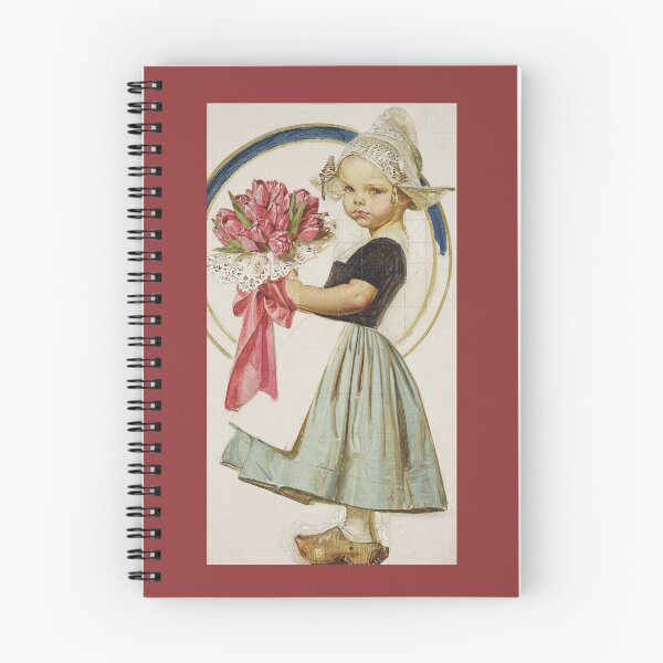 Item preview, Easter Wall Art, Easter Dutch Girl by J.C. Leyendecker, Vintage Spring Girl Print designed and sold by RickE.