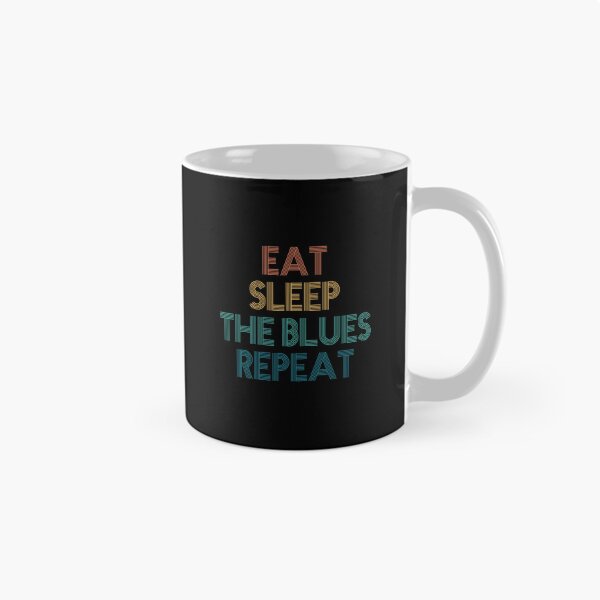 Artikelvorschau, Eat Sleep The Blues Repeat – Geschenk für Blues-Fans entworfen und verkauft von kindxinn.