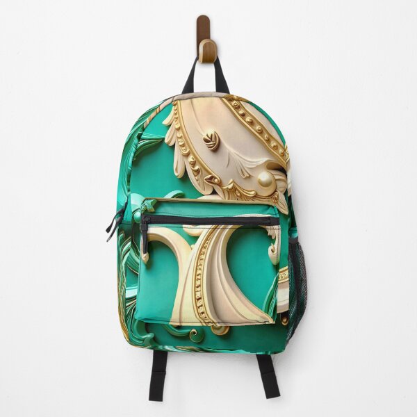 Item preview, Sculptural Emerald with Gold Enamel designed and sold by Vicky Brago-Mitchell®.