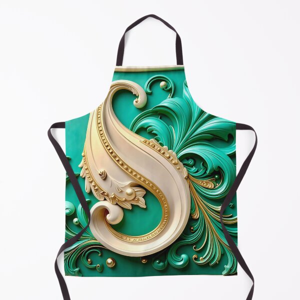 Item preview, Sculptural Emerald with Gold Enamel designed and sold by Vicky Brago-Mitchell®.