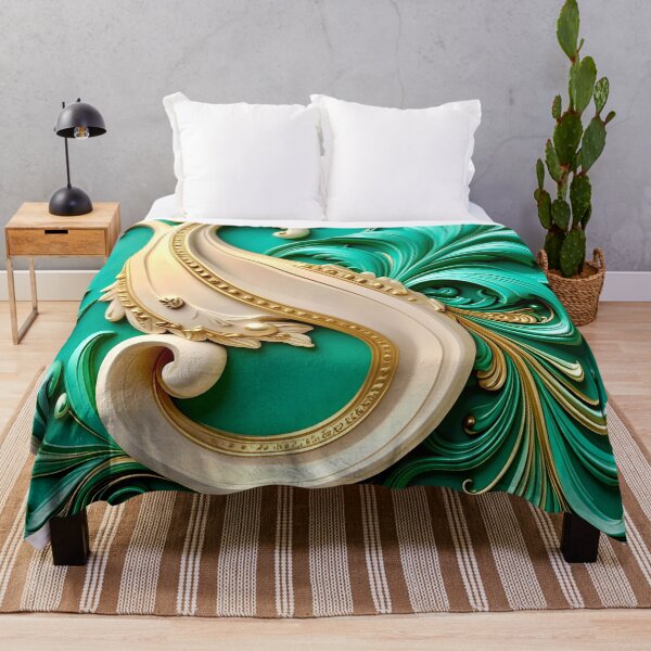 Item preview, Sculptural Emerald with Gold Enamel designed and sold by Vicky Brago-Mitchell®.
