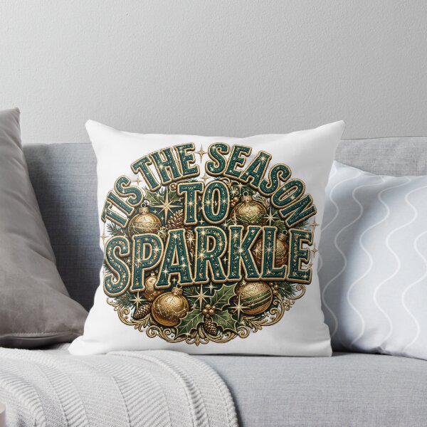 Item preview, Tis the Season to Sparkle Shirt - Christmas Holiday Tee designed and sold by KERK Art and Design.