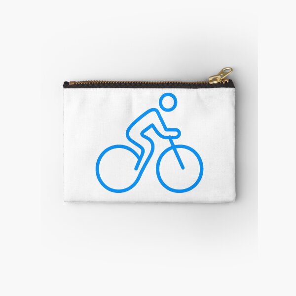 Item preview, Light Blue Cyclist designed and sold by TintaAzulinaArte.