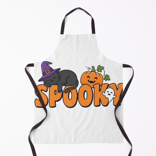 Item preview, Cozy Spooky Sleeping Witch Cat and Ghost designed and sold by VisualVerseLab.