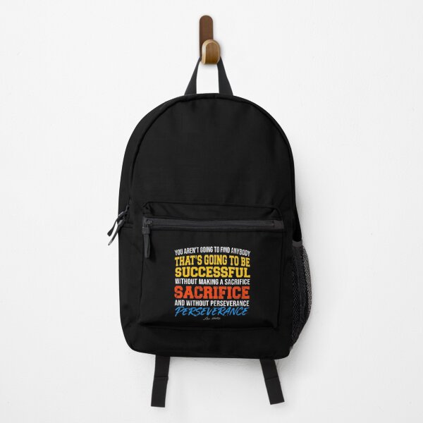 Item preview, Success Requires Sacrifice And Perseverance - Lou Holtz Motivational Quote designed and sold by Vibe-Vary.
