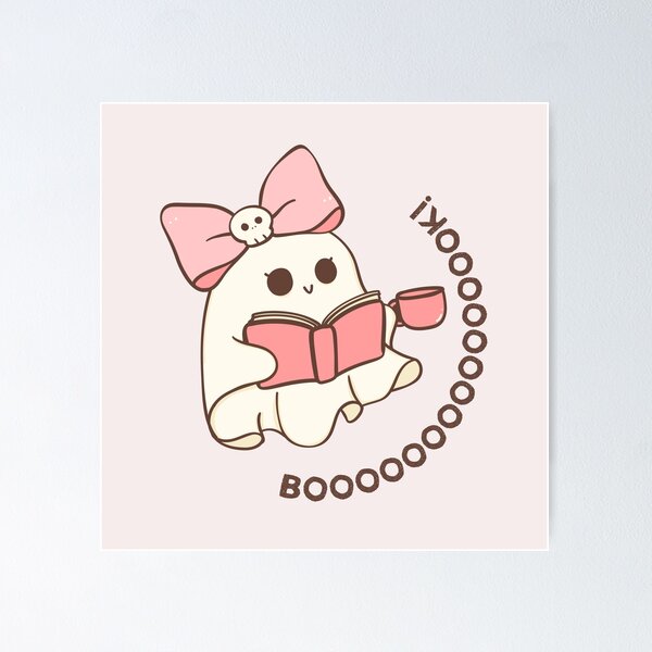 Item preview, Pink Pastel Goth Ghost Book Club - Boooooook! designed and sold by MiaBellaGirl.